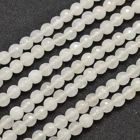 Natural Malaysia Jade Bead Strands G-A147-8mm-A04-1