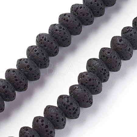 Natural Lava Rock Beads Strands G-F671-01A-14-1