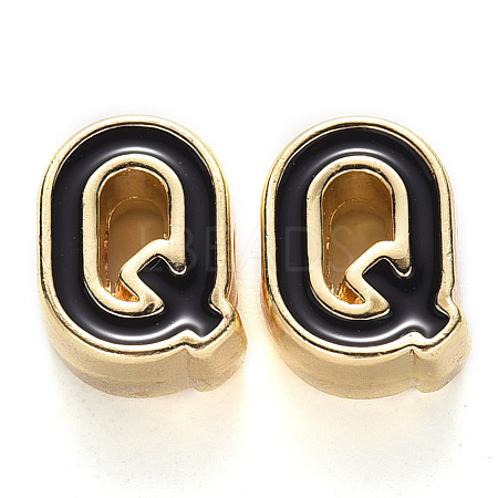Rack Plating Alloy Enamel Beads LS-X-ENAM-S122-033Q-NR-1