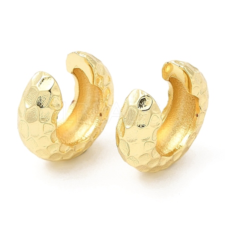 Rack Plating Brass Cuff Earrings for Women EJEW-Q770-24G-1