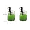 Glass Bottle Pendants CRES-S359-01H-3