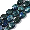 Natural Chrysocolla and Lapis Lazuli Beads Strands X-G-N330-031-1