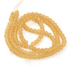 Baking Paint Transparent Glass Bead Strands GLAA-S031-6mm-11-2
