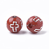 Plating Acrylic Beads PACR-Q113-10B-2