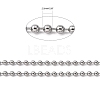 304 Stainless Steel Ball Beaded Chains CHS-K002-11-2
