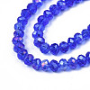 Electroplate Glass Beads Strands EGLA-A034-T4mm-B27-3