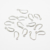 Brass Earring Hooks X-KK-F714-06S-1