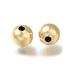 Rack Plating Brass Beads KK-K373-08B-G-1