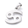 Non-Tarnish 304 Stainless Steel Pendants STAS-L210-06H-P-1