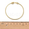 Brass Micro Pave Clear Cubic Zirconia Cuff Bangles for Women LS-BJEW-B145-08G-01-2