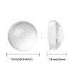 Transparent Glass Cabochons X-GGLA-R026-6mm-2