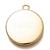 304 Stainless Steel Pendant Cabochon Settings STAS-Z030-01D-G-2
