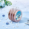 BENECREAT 3 Rolls 3 Styles Round Copper Craft Wire CWIR-BC0006-21-6