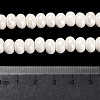 Glazed Porcelain Rondelle Beads PORC-Q001-01K-5