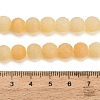 Natural Yellow Calcite Beads Strands GG-CBAA3AB-01-8mm-4