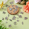 30Pcs 15 Style Tibetan Style Alloy Pendants FIND-TA0002-88-4