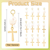 12Pcs Natural Cultured Freshwater Pearl & 201 Stainless Steel Pendants PALLOY-YW00147-3
