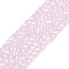 Electroplate Glass Beads Strands EGLA-A044-J2mm-A02-1