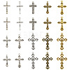 50Pcs 10 Style Tibetan Style Alloy Pendants FIND-TA0006-67-2