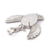 Natural Quartz Crystal Pendants G-P484-05P-01-4