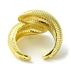 Brass Micro Pave Cubic Zirconia Open Cuff Rings RJEW-K256-39G-3