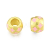 Alloy Enamel European Beads FIND-G035-30MG-1