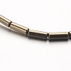 Electroplate Non-magnetic Synthetic Hematite Bead Strands G-F300-37A-3