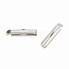 Iron Slide On End Clasp Tubes IFIN-R212-1.6cm-P-2