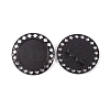 Zinc Alloy Brooch Findings PALLOY-WH0066-23I-2