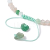 Natural & Synthetic Gemstone Chip Bead Braided Bracelets for Women BJEW-JB09992-5
