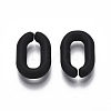 Spray Painted CCB Plastic Linking Rings CCB-R104-12A-01-2