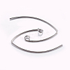 Brass Earring Hooks KK-K197-60P-2