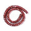 Dyed Synthetic Imperial Jasper Beads Strands G-P529-E01-A06-3