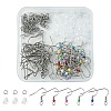 60Pcs 2 Style 316 Surgical & 304 Stainless Steel Earring Hooks DIY-FS0005-46-1