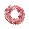 Natural Strawberry Quartz Beads Strands G-I341-15-3