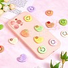 32Pcs 16 Styles Opaque Cute Resin Cabochons JX230A-6
