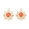Alloy Cat Eye Pendants ENAM-R053-006C-1