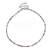 Glass Beaded Necklace NJEW-Z029-05U-1