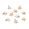 Kissitty 30Pcs 3 Colors 304 Stainless Steel Charms STAS-KS0001-15-2
