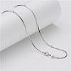925 Sterling Silver Round Snake Chain Necklaces STER-BB71243-C-6