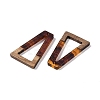 Resin & Wood Pendants WOOD-F015-10G-2