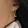 925 Sterling Silver Dangle Hoop Earrings PJ9866-3