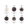 120Pcs 6 Style Natural & Synthetic Gemstone Round Beads Sets G-CJ0001-46-2