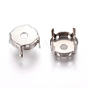 Non-Tarnish Stainless Steel Sew on Prong Settings LS-X-STAS-L229-05A-1