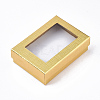 Rectangle Valentines Day Presents Packages Cardboard Jewelry Set Boxes X-CBOX-S001-90x65mm-03-3