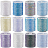 12 Rolls 12 Colors Metallic Sewing Thread OCOR-CY0002-02C-6