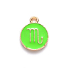 Alloy Enamel Pendants ENAM-S124-01B-06L-2