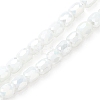Electroplate Glass Beads Strands EGLA-K015-08I-1