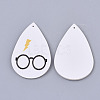 PU Leather Big Pendants FIND-R072-10-B08-2