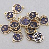 Alloy Enamel Pendants PALLOY-CJC0008-04I-1